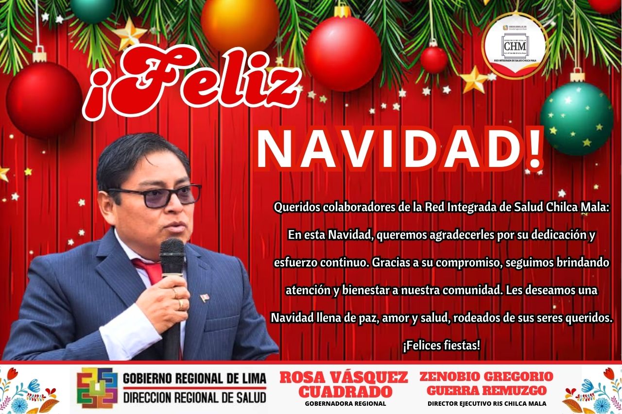 Director Ejecutivo de la RIS Chilca Mala expresa su saludo en esta Navidad