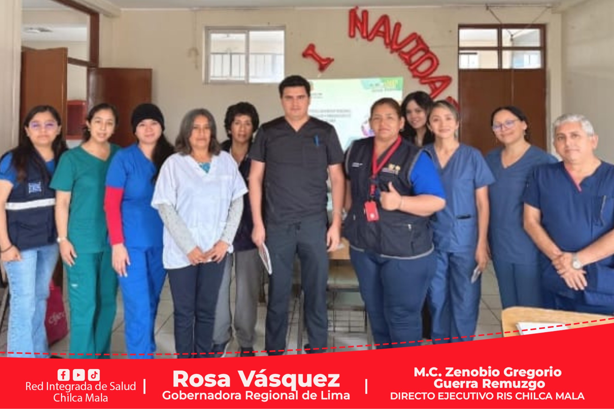 RIS Chilca Mala realiza reunión y asistencia técnica de salud ocular