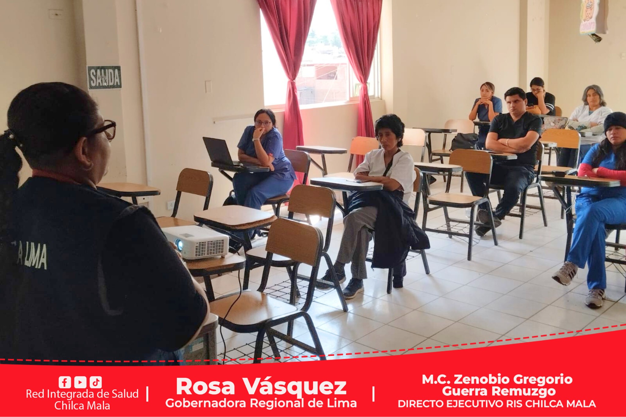 RIS Chilca Mala realiza reunión y asistencia técnica de salud ocular