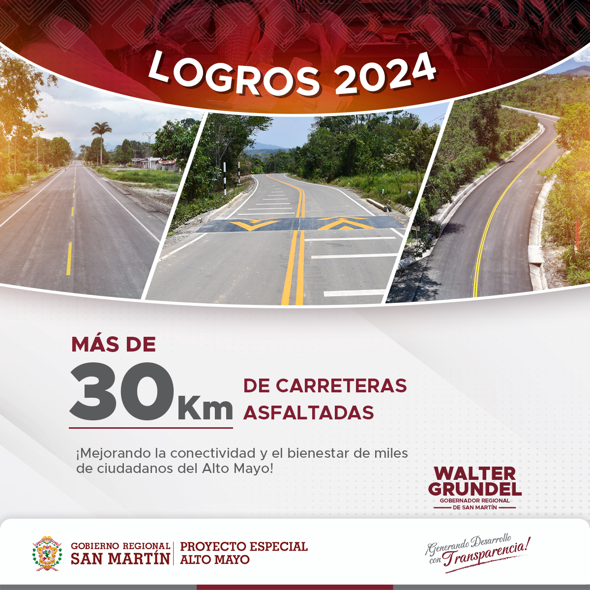 Logros 2024 - Proyecto Especial Alto Mayo