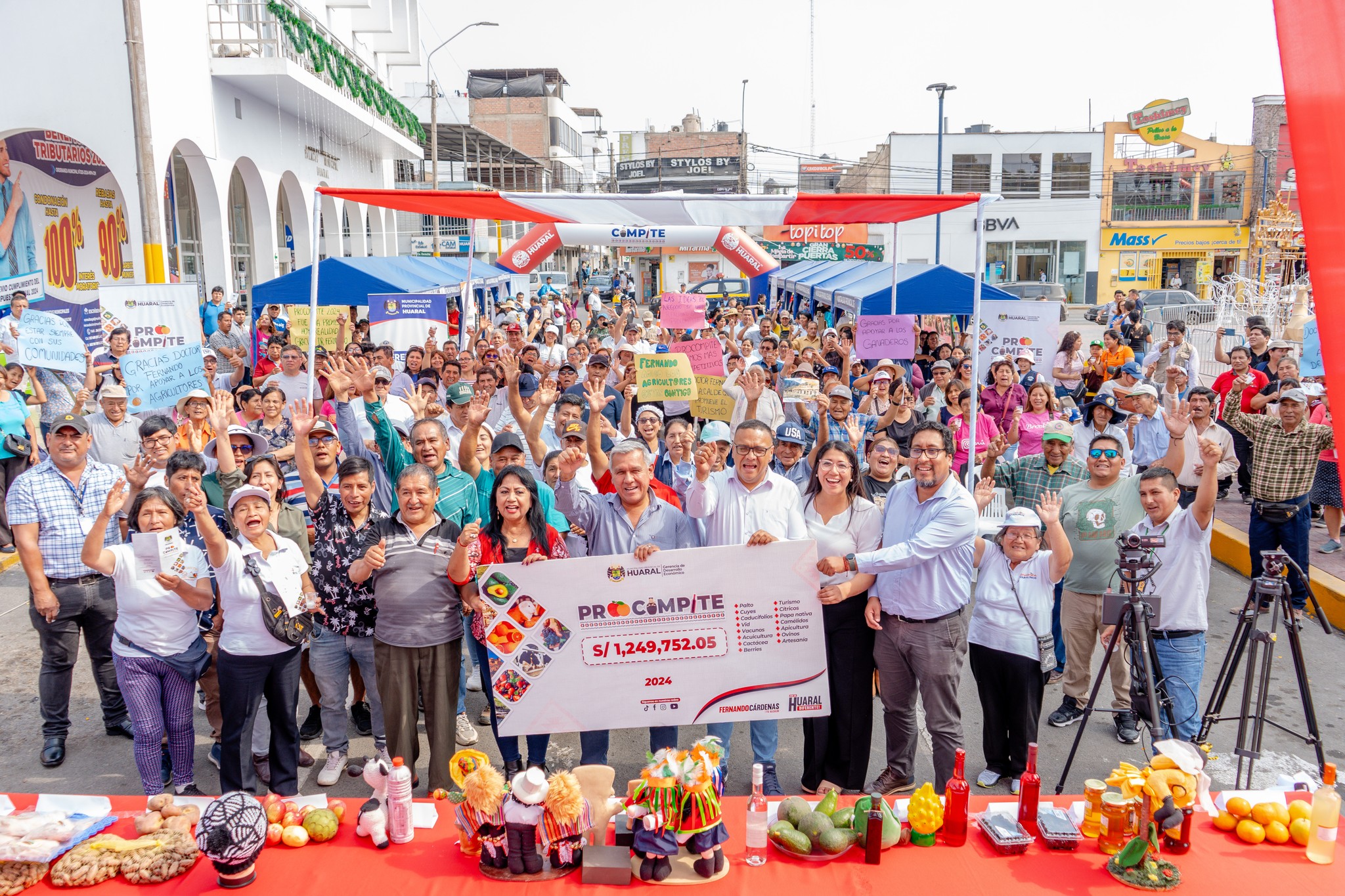 Fernando CΓ‘rdenas realizΓ³ el lanzamiento oficial del PROCOMPITE Provincial - Huaral 2024