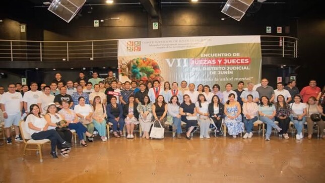 Jueces y juezas de la Corte de Junín  participaron en VII Encuentro 