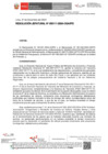 Vista preliminar de documento Resolución 111-2024-IPD/OGA Chávez Arispe Pedro Alberto: Reembolso Viáticos y Asignaciones por Comisión de Servicios.