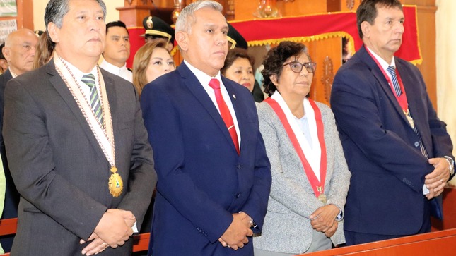 Alcalde provincial Fernando Cárdenas participa en actos religiosos y protocolares por el 462° Aniversario de Chancay 