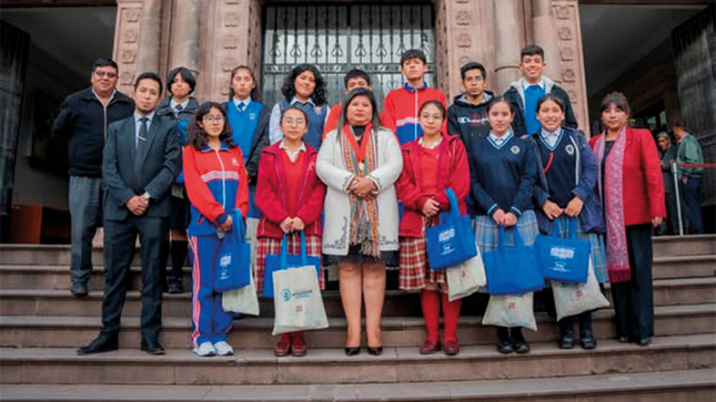 Jueces y Secretarios de Paz Escolar recorrieron las instalaciones de Palacio de Justicia