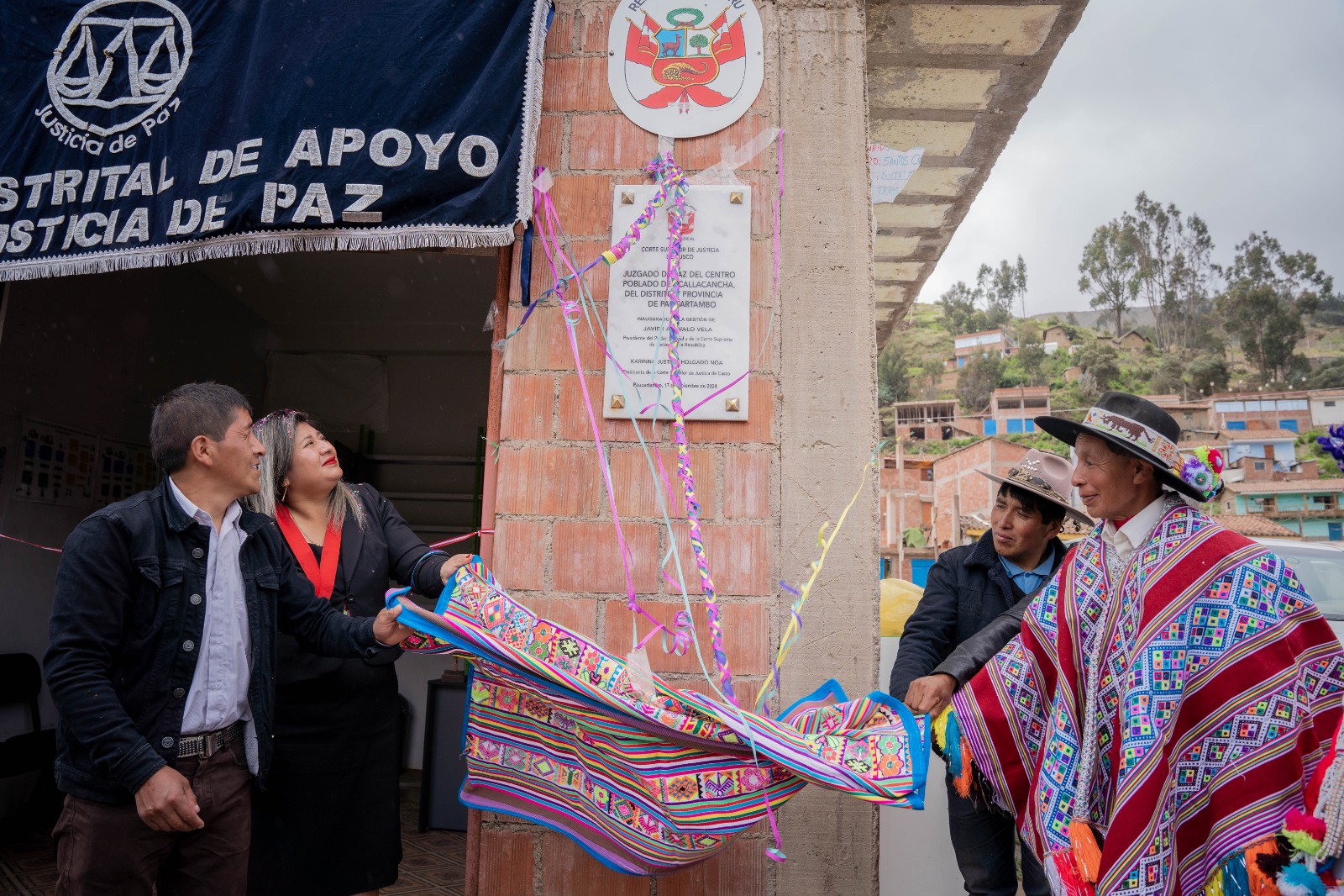 Corte de Cusco inauguró el Juzgado de Paz en el Centro Poblado de Kcallacancha