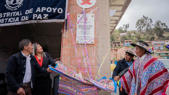 Corte de Cusco inauguró el Juzgado de Paz en el Centro Poblado de Kcallacancha