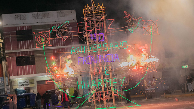 Huarmey celebra los 40º Aniversario de la Creación Política de la provincia.