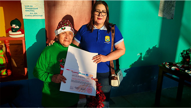 Municipalidad realiza chocolatada para adultos mayores del CIAM