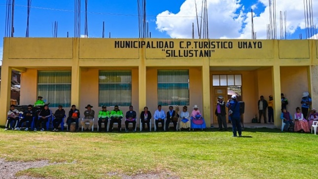 La Municipalidad Provincial de Puno saluda al centro poblado turístico Umayo Sillustani por su aniversario