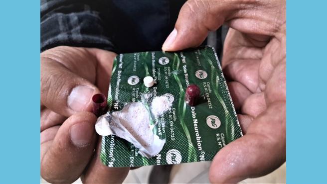 Incautan medicamentos falsificados y de contrabando que eran distribuidos en el centro comercial El Hueco