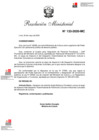 Vista preliminar de documento RM 133-2020-MC