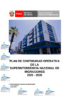 Vista preliminar de documento Plan de Continuidad Operativa 2025-2026