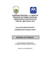 Vista preliminar de documento caratula PRESUPUESTO