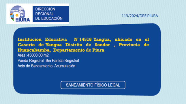 Saneamiento Físico Legal