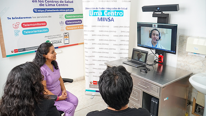 Diris Lima Centro supera los de 3,6 millones de atenciones en Telesalud en los últimos 4 años 4