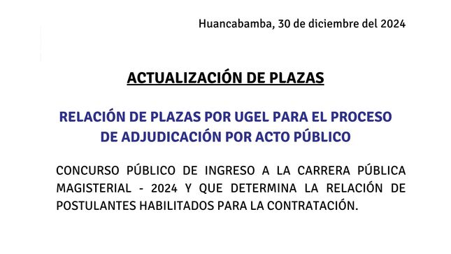 Plazas