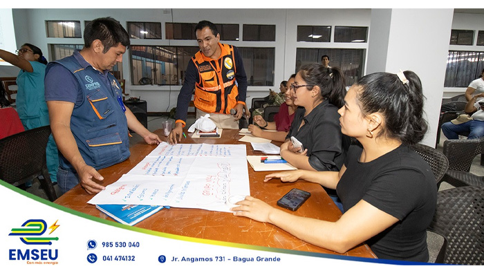#EMSEU S.A.C.  𝐩𝐫𝐞𝐬𝐞𝐧𝐭𝐞 𝐞𝐧 𝐞𝐥 𝐒𝐞𝐦𝐢𝐧𝐚𝐫𝐢𝐨 𝐝𝐞 𝐆𝐞𝐬𝐭𝐢𝐨́𝐧 𝐑𝐞𝐚𝐜𝐭𝐢𝐯𝐚 𝐝𝐞𝐥 𝐑𝐢𝐞𝐬𝐠𝐨 𝐝𝐞 𝐃𝐞𝐬𝐚𝐬𝐭𝐫𝐞𝐬 𝐨𝐫𝐠𝐚𝐧𝐢𝐳𝐚𝐝𝐨 𝐩𝐨𝐫 𝐈𝐍𝐃𝐄𝐂𝐈