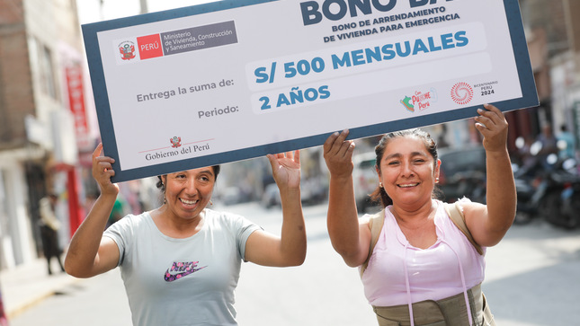 Ministerio de Vivienda entregará 1,122 bonos de 