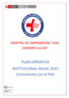 Vista preliminar de documento Plan Operativo Institucional Anual 2025