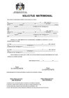 Vista preliminar de documento Solicitud Matrimonial