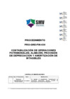 Vista preliminar de documento PRO-GRE-FIN-030 CONTABILIZACIÓN OPERACIONES PATRIMONIALES ALMACÉN PROVISIÓN DEPRECIACIÓN AMORTIZACIÓN INTANGIBLES