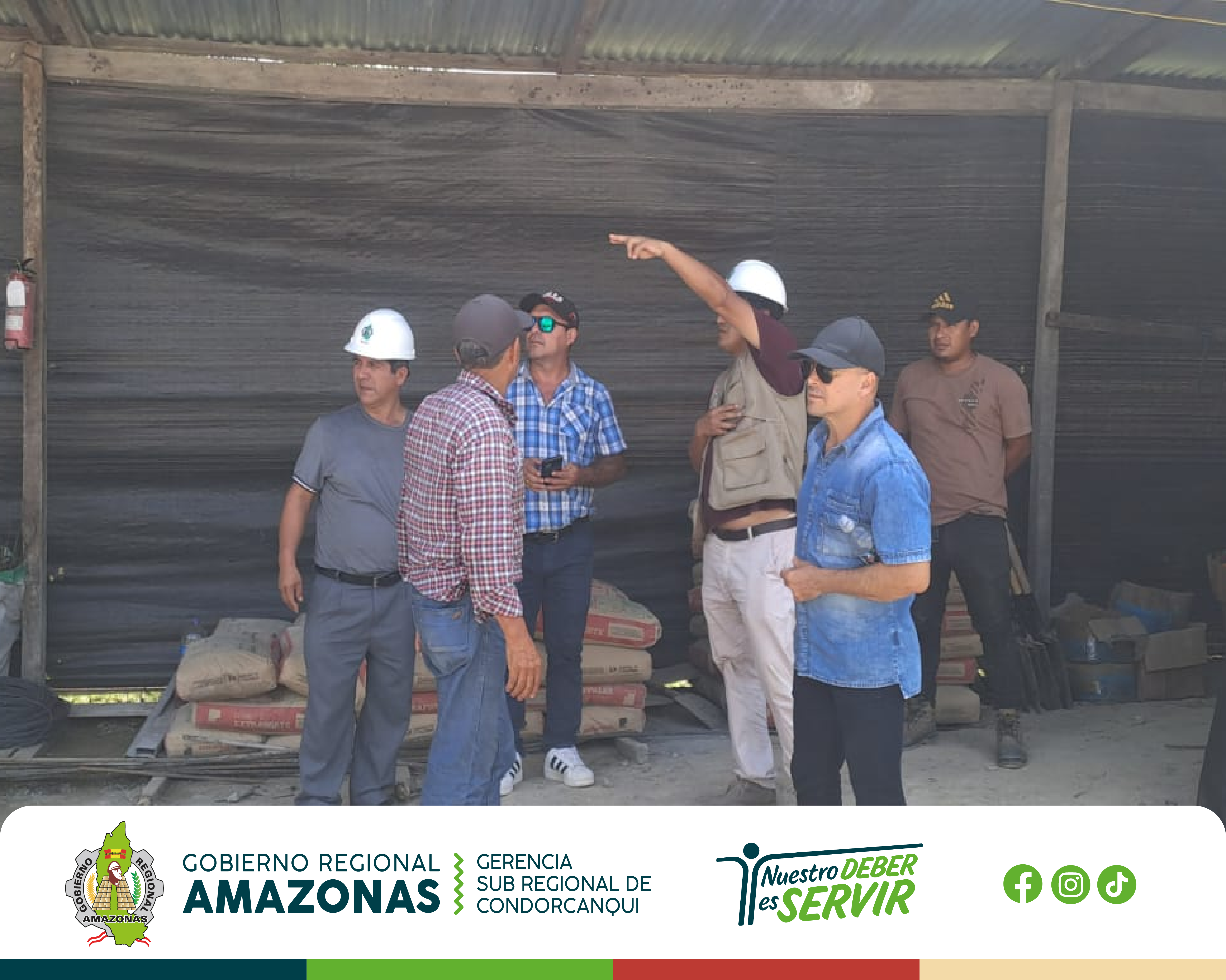 El Gerente Sub Regional supervisó avances en la construcción de aulas en la I.E.I. N° 278, reafirmando su compromiso con la calidad educativa