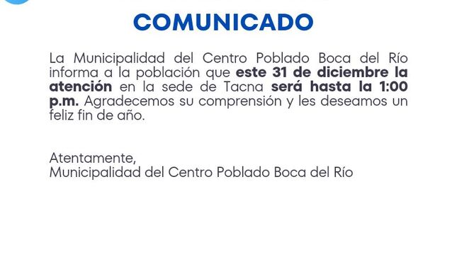 archivo PDF COMUNICADO 31 DE DICIEMBRE