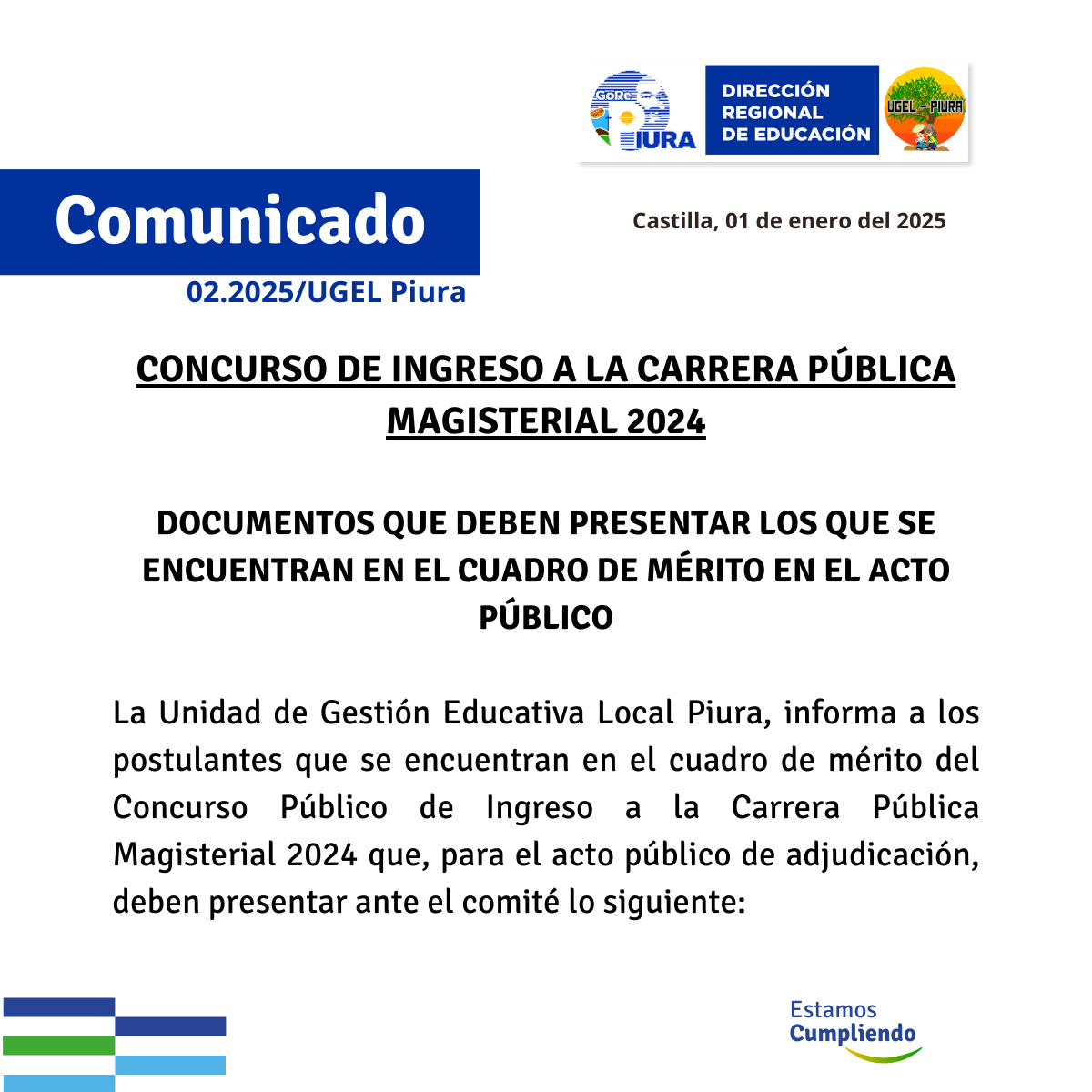 Comunicado