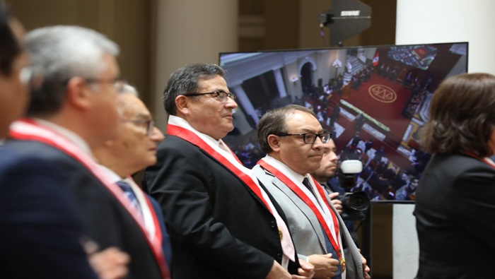 Magistrados del TC participaron en la ceremonia de Apertura del Año Judicial 2025 y juramentación de nueva presidenta del Poder Judicial