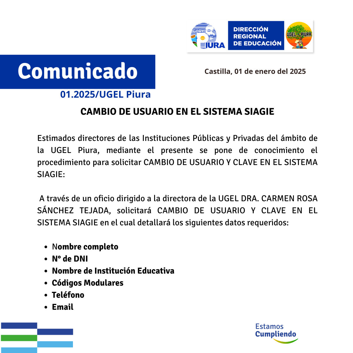Comunicado