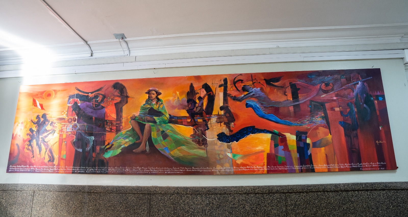 Corte de Cusco realizó develación de lienzo "Paqtachay - Alcanzar la Justicia desde la vida"