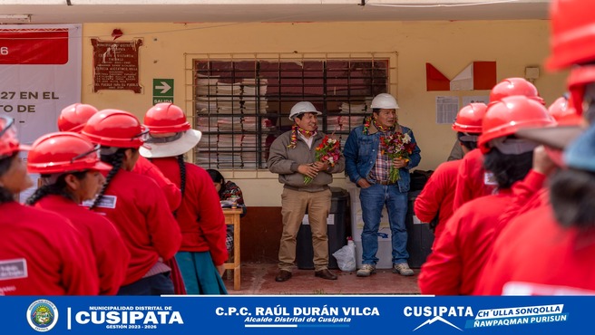 Municipalidad Distrital de Cusipata actΓΊa promoviendo la impulsiΓ³n de proyectos educativos en Tintinco