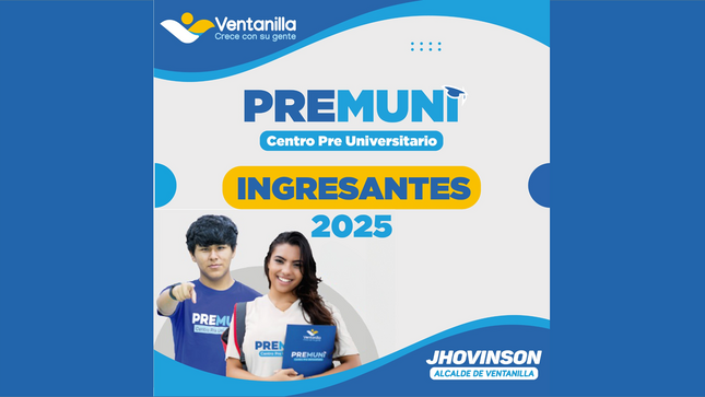 ¡Más de 200 jóvenes iniciarán su preparación gratuita en la “PreMuni” Ventanilla desde el 7 de enero! 🎉📚