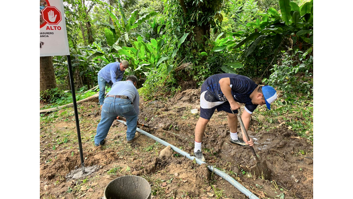 Jornada de limpieza en el ojo de agua Shachapuquio.