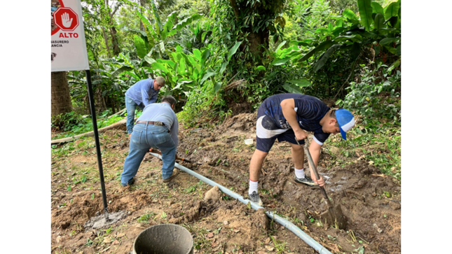 Jornada de limpieza en el ojo de agua Shachapuquio.