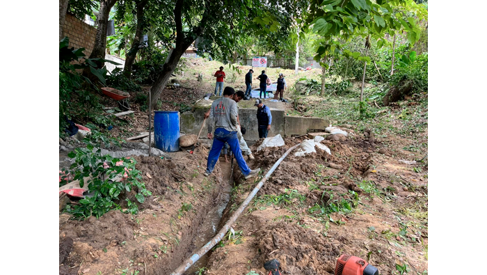 Jornada de limpieza en el ojo de agua Shachapuquio.