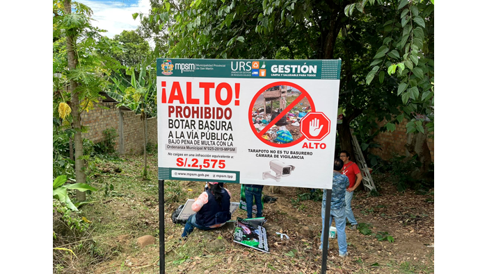 Jornada de limpieza en el ojo de agua Shachapuquio.