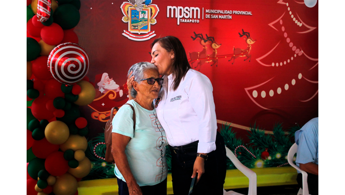 Chocolatada Navide帽a Tarapoto 2024.