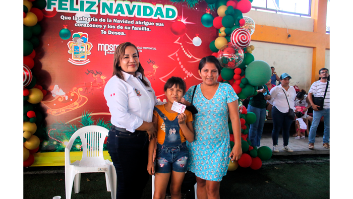 Chocolatada Navide帽a Tarapoto 2024.