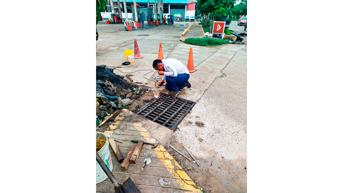 Seguimos trabajando con los mantenimientos en la ciudad de Tarapoto.