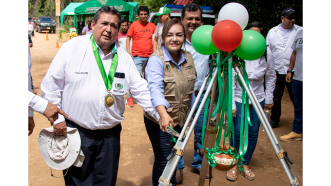 Inauguran alcantarilla de concreto armado.