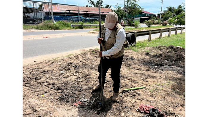 Jornada de arborizaciรณn en la faja marginal del rรญo Cumbaza.
