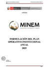 Vista preliminar de documento Formulación del POI 2025