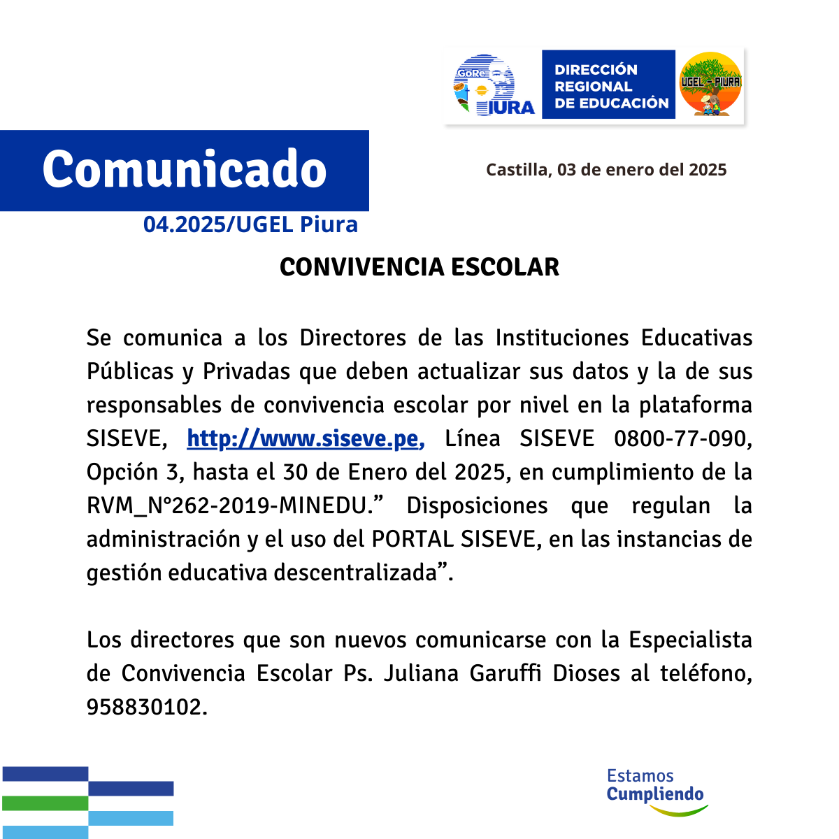 Comunicado
