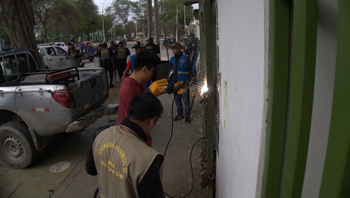 Clausura con soldadura
