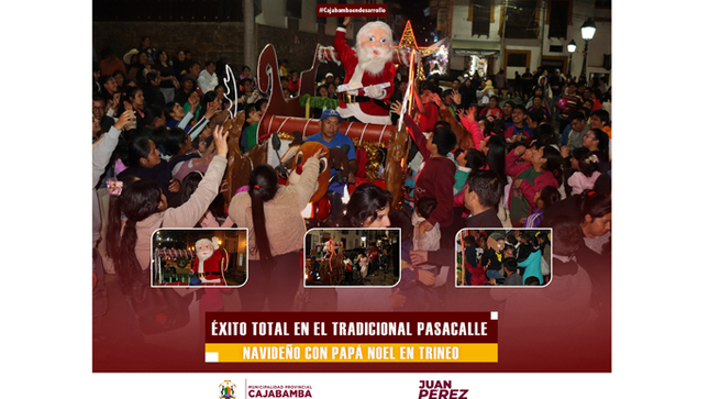 ¡Éxito total en el Tradicional Pasacalle Navideño!