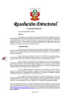 Vista preliminar de documento Resolucion Directoral - Renov RD 255