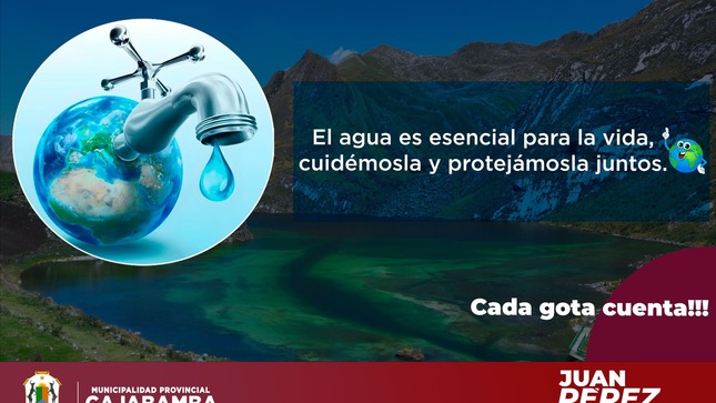 El agua es vida, cuidémosla juntos 