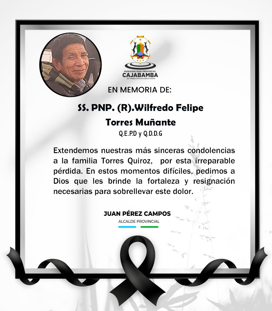 Nota de Pésame
